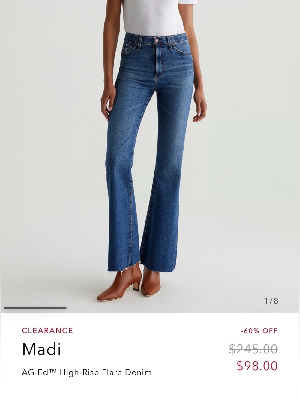 AG-Ed™ Madi High-Rise Flare Denim